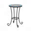 Table d'appoint de patio avec tablette