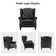 Amyri 33" Wide Genuine Leather Wingback Armchair with Button-Tufted