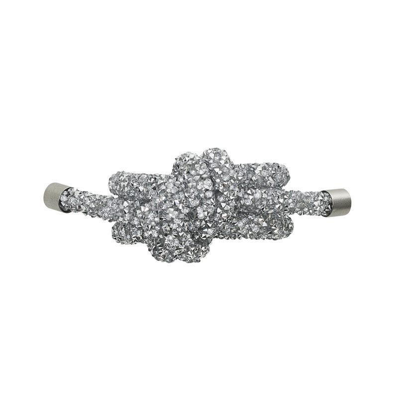 Glam Knot Napkin Ring, Silver