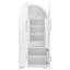 Grand garde-manger arqué cannelé de 72 po avec 8 tablettes de porte-473275527