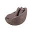 Fauteuil demi-tonneau l 48,7 po Nubuck