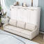 Lit escamotable avec canapé confortable intégré, éclairage DEL et tablettes Murphy-1609125518