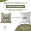Coussin décoratif en mélange de lin à motif floral Fab divine, coussin décoratif peint à la main Genda-108106902-108106903