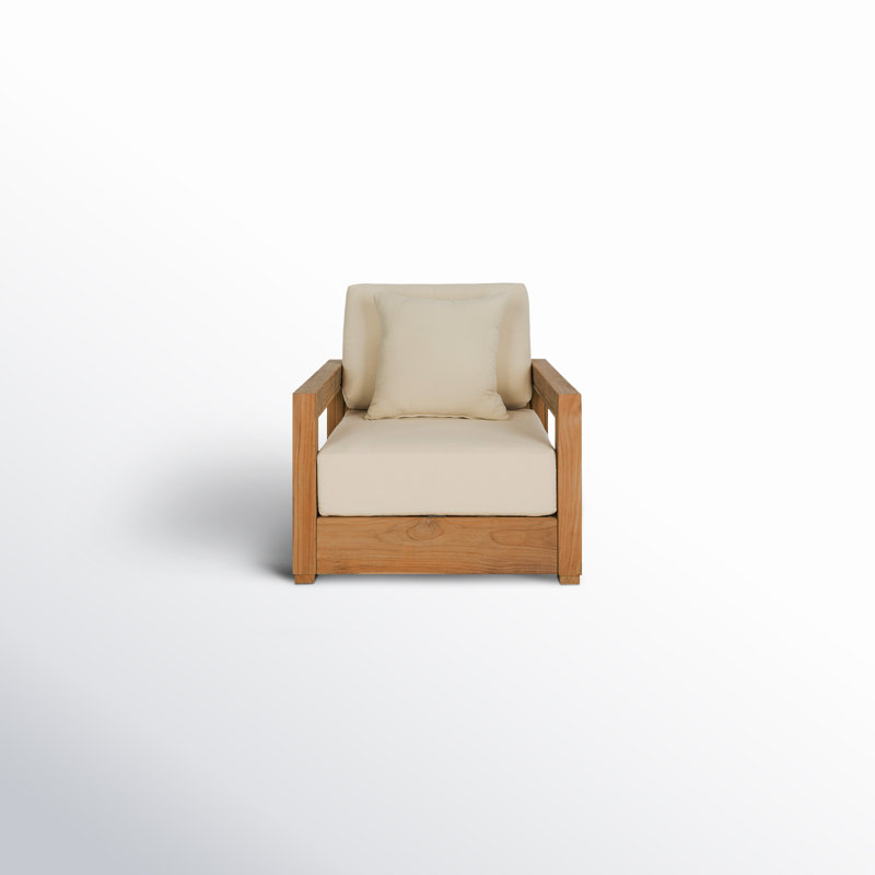 Melrose 5 - Piece Teak Sofa Seating Group with Cushions