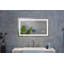 Miroir de salle de bain 32 "x 20" à DEL avec façade et rétroéclairage