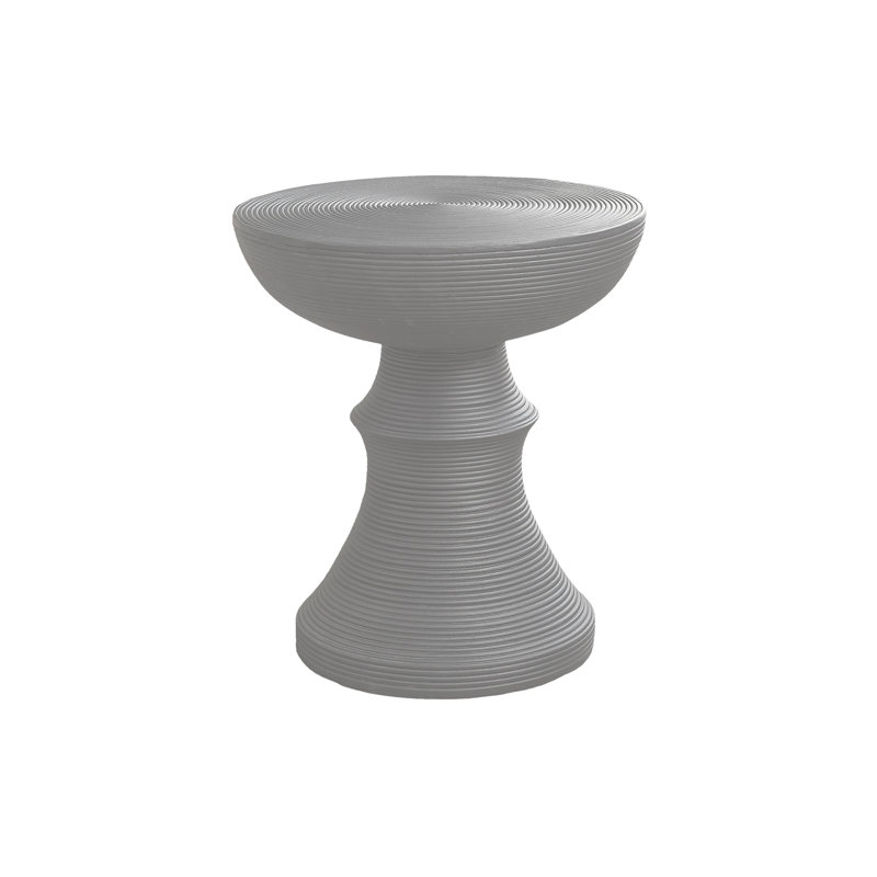 Modern Accent End Table, Grey