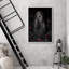 Mystérieux squelette voilé Moody foncé, œuvre d'art moderne, décor-101165663-101165658