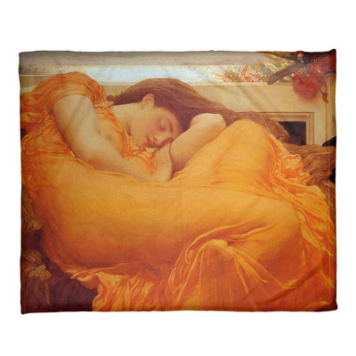 Jeté polaire flamme juin 