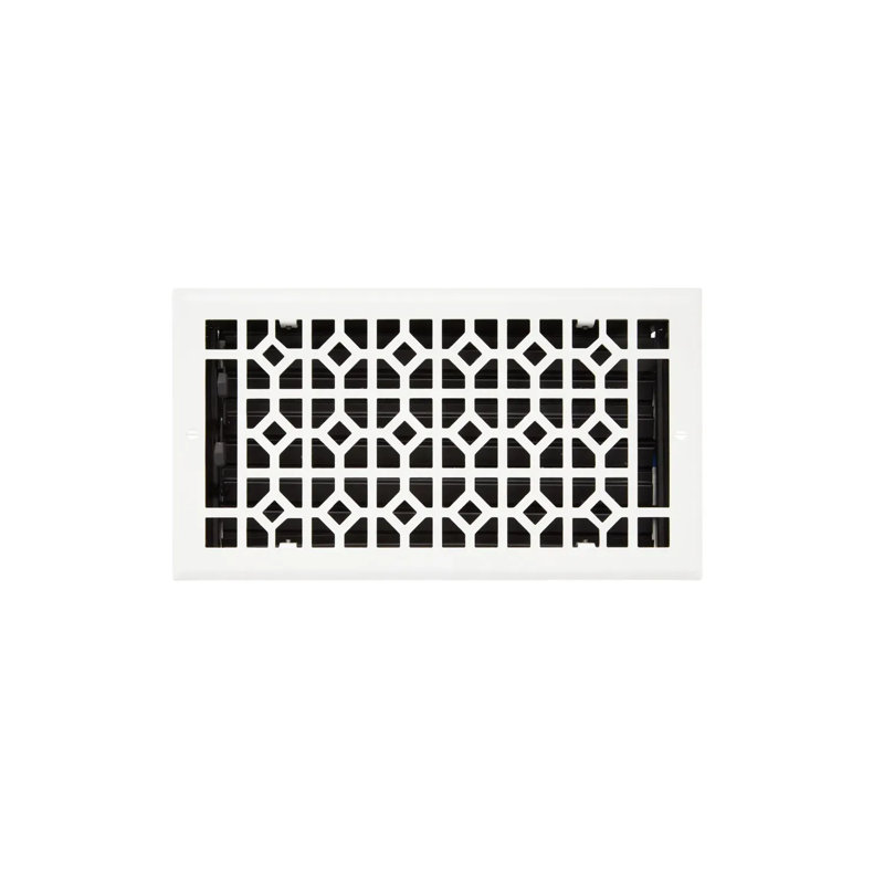 Appert Steel Wall Register, 6" x 12", White