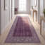 Tapis Rockwell moderne géométrique gris en polyester lavable-268109654