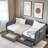 Tanikia Upholstery Daybed with Trundle, Pocket and 2 Drawers-692486197