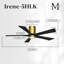 Irene Flushmount Light Kit 5 Blade LED Ceiling Fan-327028476-326228178-400726664