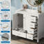 Meuble-lavabo blanc 36 po Vespera Lune