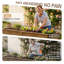 Lit de jardin surélevé surélevé avec pattes 72 po x 24 po x 30 po avec rebord surélevé et pieds HPS-136971298-134678339