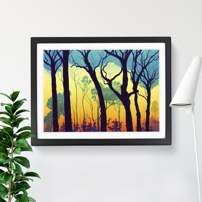 Serene Summer Forest - Framed Print