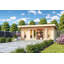 Lasita Sussex 2 - 19 x 12 Ft. Premium Log Cabin With Tempered Double Glazed Bifold Doors (44mm)