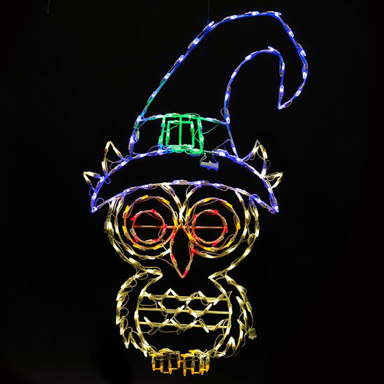 Figurine lumineuse Witch Owl