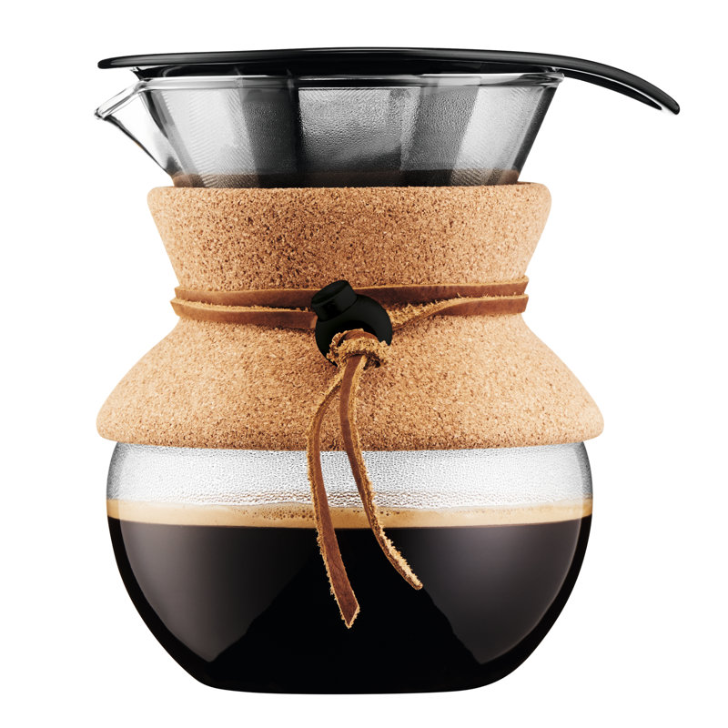Bodum Pour Over Coffee Maker, Brown, 8 Cup