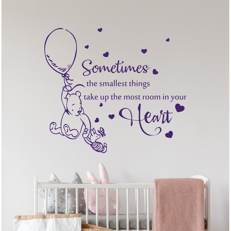 Décalcomanie murale, parfois, les petits objets, Mauve