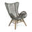 Explorer Upholstered Accent Chair with Ottoman