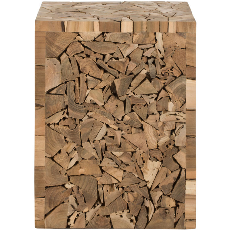 Tabouret décoratif en bois massif Hopper
