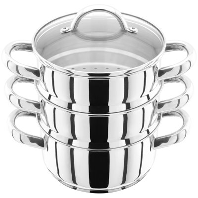Judge Stainless Steel 3 Tier Steamer Set