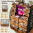 Tall Dresser with Charge Station & LED Light, Dresser with Mesh Door for Bedroom Storage-1071670341