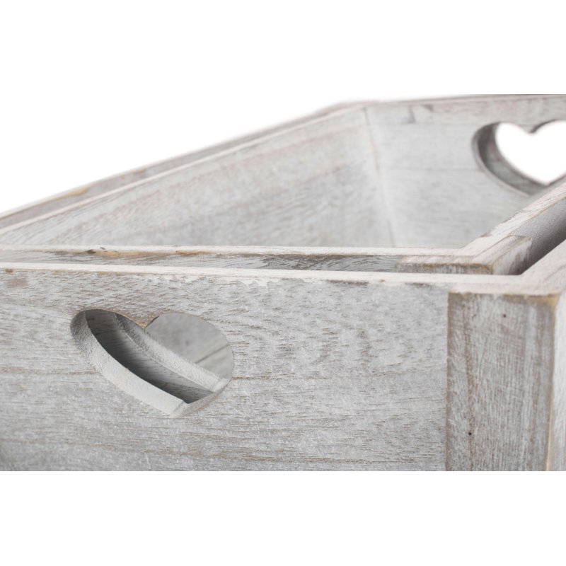 Marla Wood Tray - Set of 2