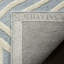 Tapis bleu / ivoire en laine touffeté à la main à motif géométrique Krystyna-1735069838