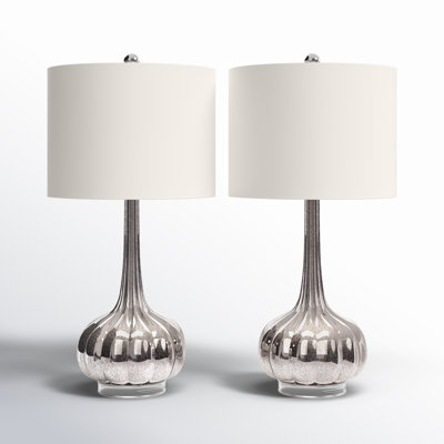Brailee Mercury Glass Table Lamp