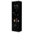 Black Bar Cabinet For Home - Engineered Wood, 15 Shelves, Wine Holder, 71.1x20x13.3 Entertaining In-441560204