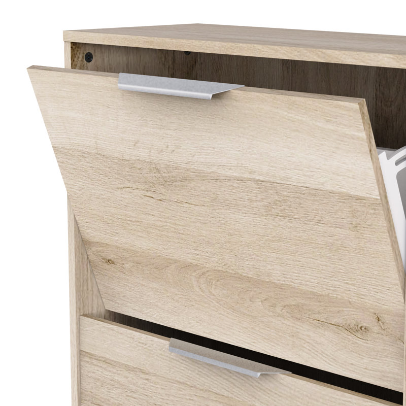 12 Pair Shoe Storage Cabinet, Kronberg Oak