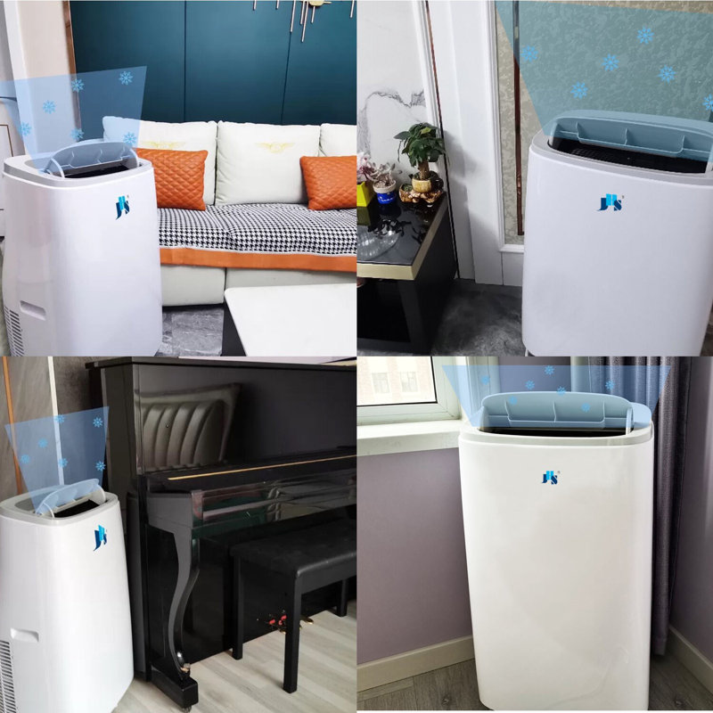 JHS 14,000 BTU White Portable Air Conditioner with Remote