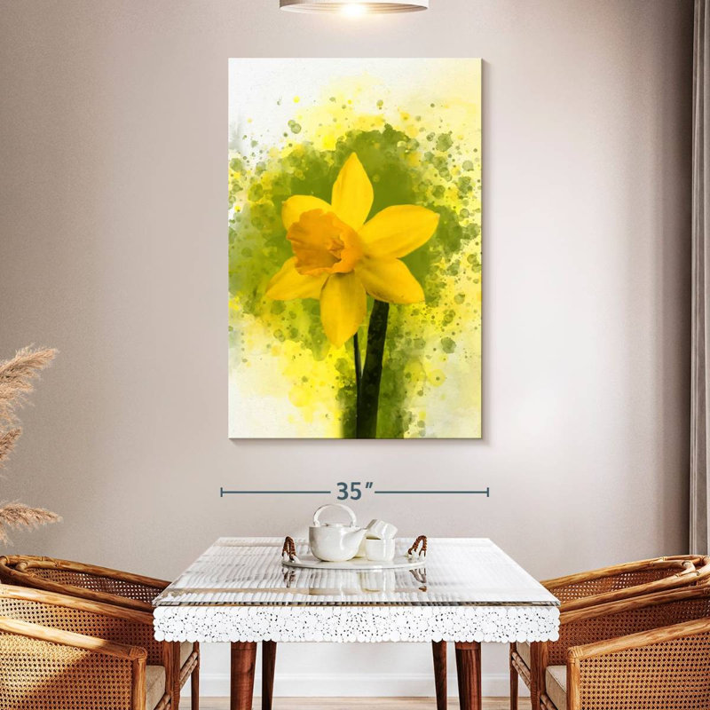 Harnek Daffodil Flower, 51" H x 34" W