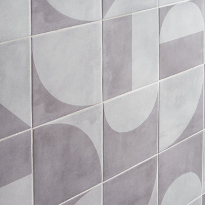 Dean 7.87'' W x 7.87'' L Porcelain Encaustic Floor and Wall Tile