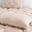 Édredon Blush King 7, doux décor de chambre à coucher 7 pièces, couverture