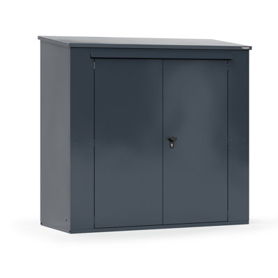 Trojan Plus 7 ft. W x 3 ft. D Apex Metal Tool Shed