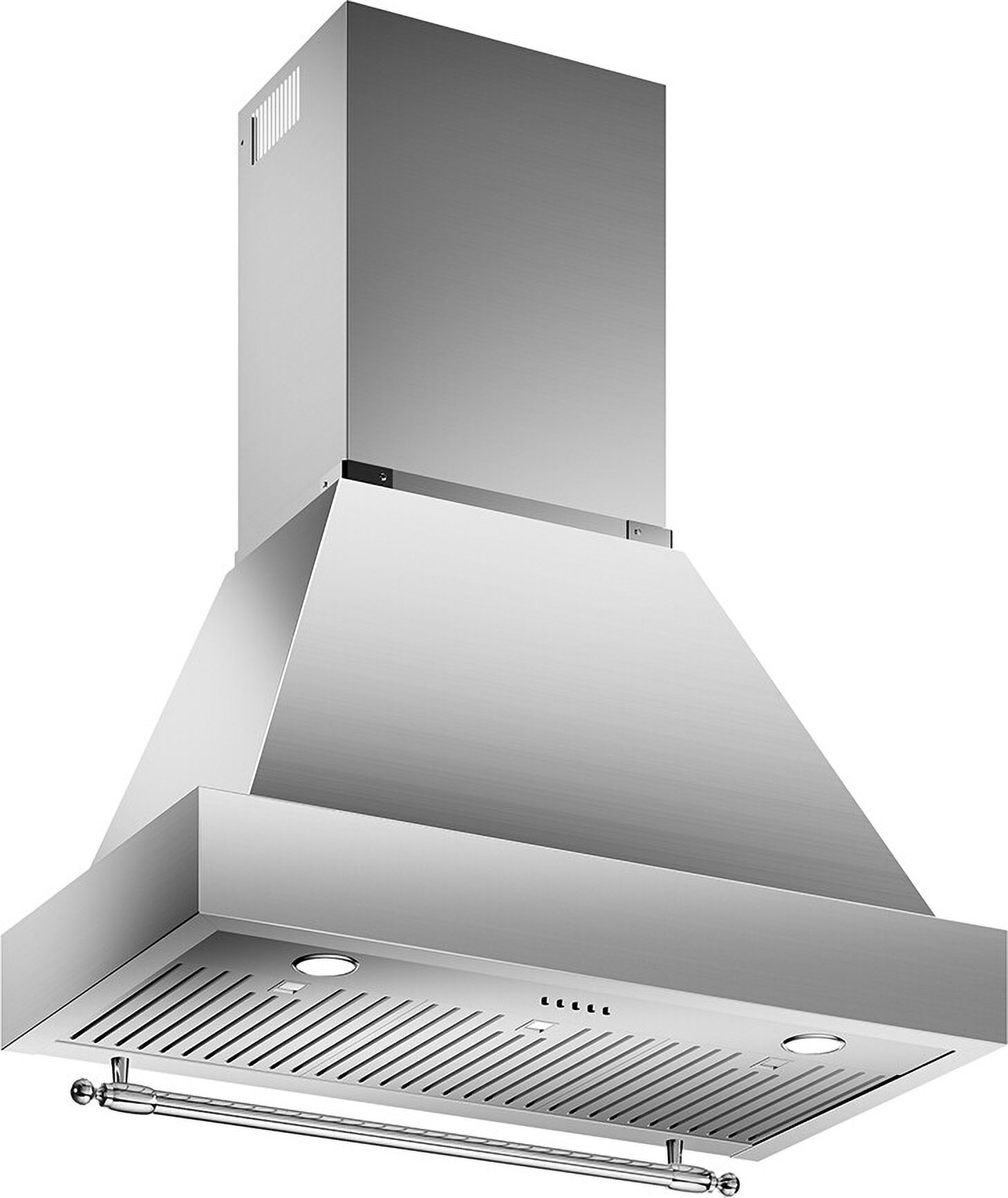 Elica Foglia 36 600 Cubic Feet Per Minute Ducted Wall Mount Range Hood  with Light Included