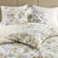 Grand édredon en 6 pièces, 100% coton, motif floral pour chambre à coucher sereine, aspect nuage-118916120