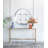 Emmie Iron Round Mirror