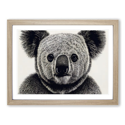 XH1022-8658X Super Koala Bear 1 Piece Single Picture Frame Painting