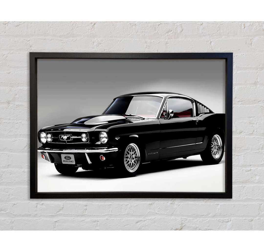 Mustang Fastback 1967 Coupe - Einzelner Bilderrahmen Kunstdrucke auf Leinwand