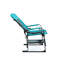 Chaise de camping pliante portative bleue - Robuste avec table d'appoint pour la fête, pique-nique, jardin, pêche-545363104