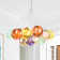 Zahra Modern Colorful 25-Light Bubble Globe Glass Chandelier Cluster Pendant