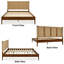 Lit plateforme en bois massif avec tête de lit Selina-234824560-234014649