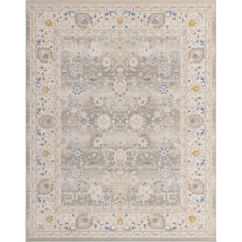 Lunnelle Oriental Indoor Rug, Rectangle 7'10" x 10'