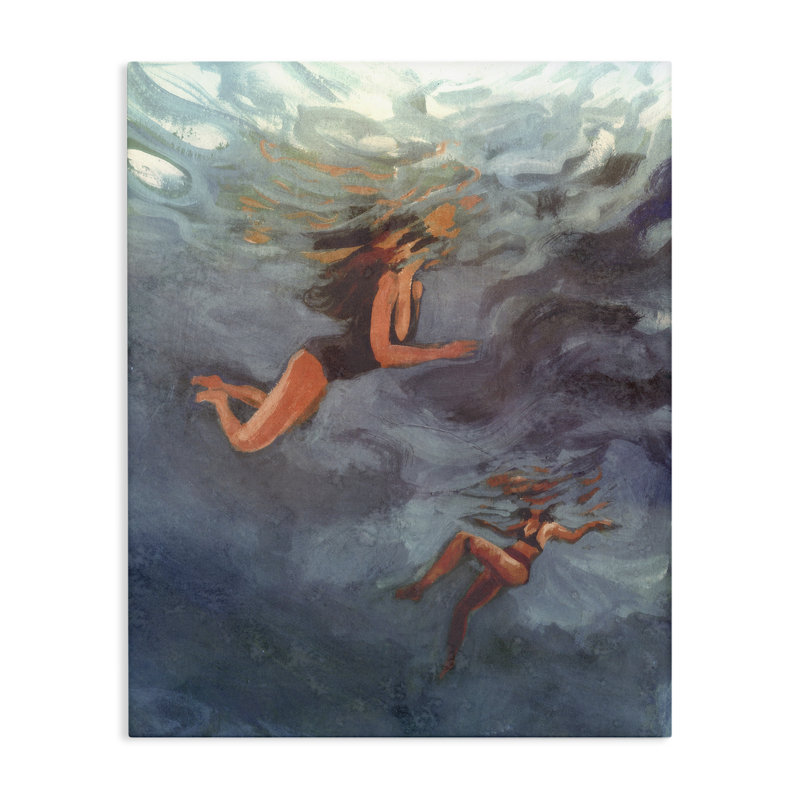 Underwater Summer's Dance Canvas, design par Victoria Barnes, H 20 po x l 16 po
