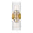 Whistler 2 - Light Wall Sconce in Natural Brass