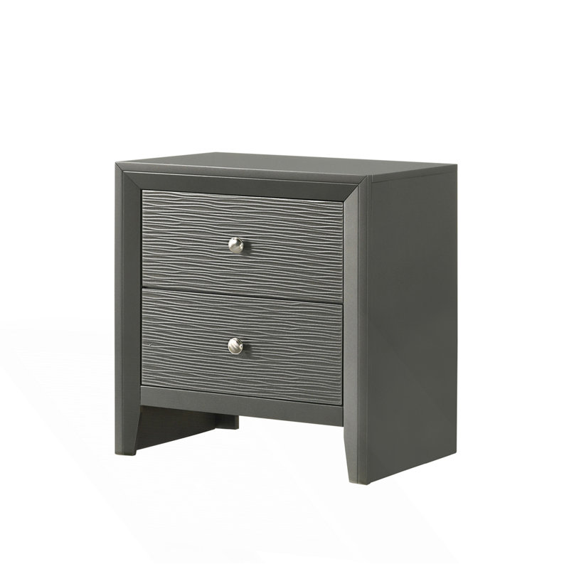 Table de chevet 2 tiroirs Contemporary