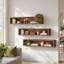 Ensemble de 3 tablettes murales 47 po